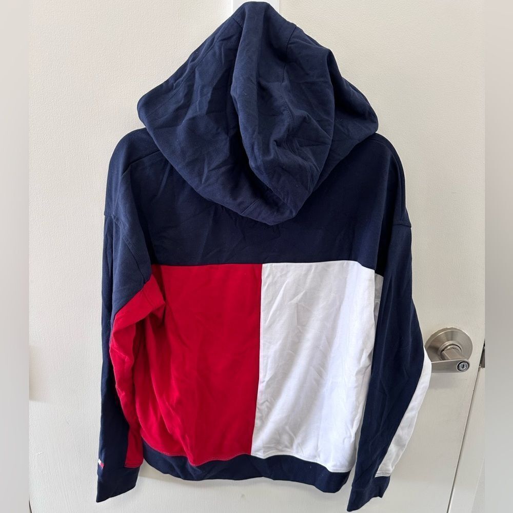 ⭐️Womens Tommy Hilfiger Sport Color Block Logo‎ Zip Front Hoodie - Picture 2 of 7